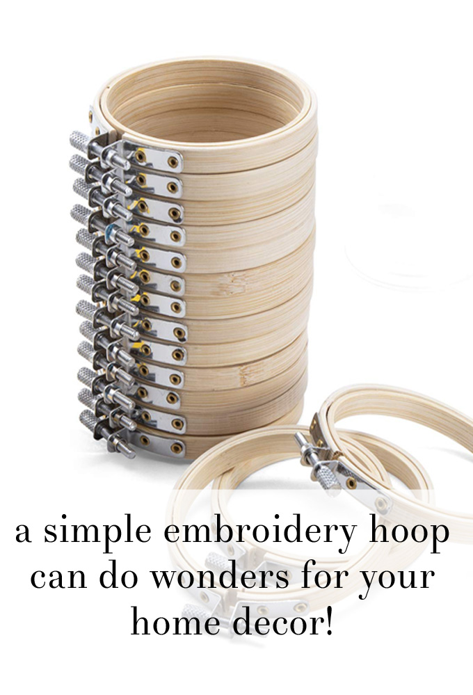 26 embroidery hoop crafts and tutorials